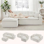 Cloud Sectional Couch with Ottoman