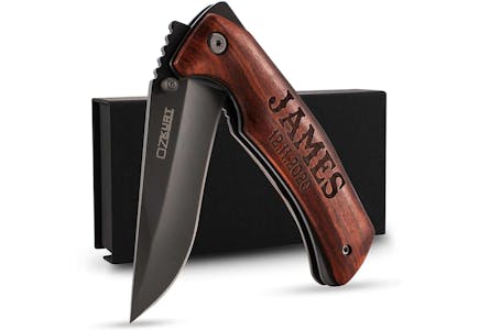 Personalized Ozkurt Pocket Knife