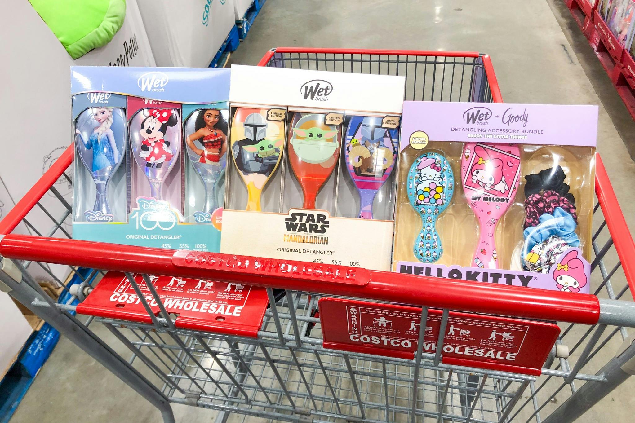Disney, Hello Kitty, and Star Wars Wet Brush Sets, 7 at Costco (Reg
