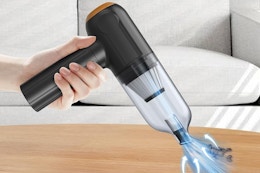 Handheld Car Vacuum Cleaner, $16.99 With Amazon Discounts (Reg. $40) card image