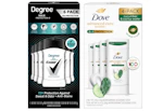 1 Degree Deodorant 6-Pack & 1 Dove Deodorant 4-Pack