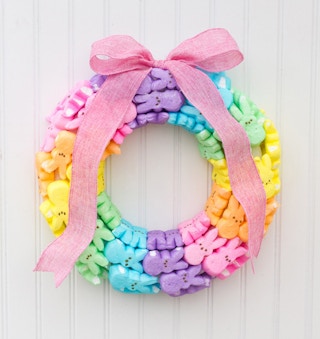 peeps wreath