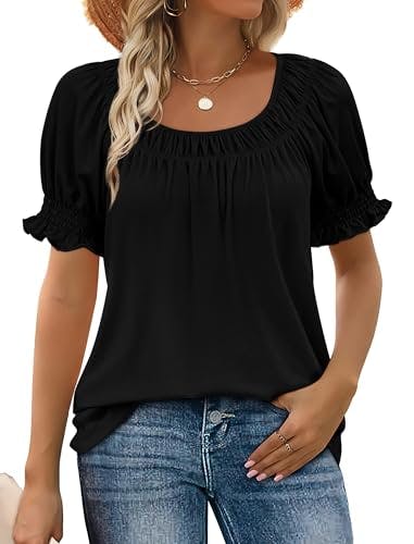 Women's Puff Short Sleeve Top