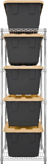 27 Gallon Tote Storage Rack