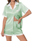 Women's Satin Pajamas Set