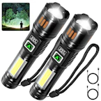Rechargeable Flashlights 2-Pack