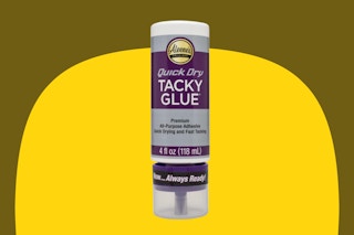 a tacky glue bottle