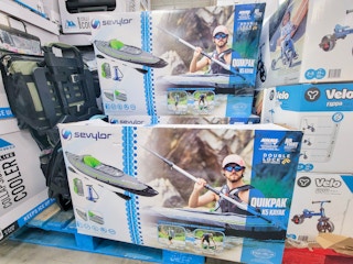 sevylor quikpak one person kayak in a box