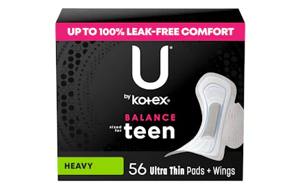 U by Kotex Teens Pads