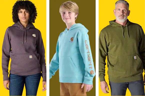 Up to 50% Off Carhartt Hoodies and Sweatshirts — Prices Start at $25