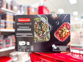 rubbermaid brilliance storage set on target cart