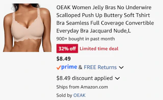 Amazon Seamless T-Shirt Bra 2026 2