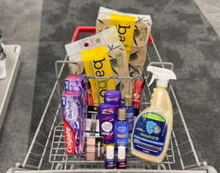 cvs shopping haul monofoil babo colgate neutrogena poparazzi covergirl makeup toilet paper disinfectant toothpaste em oct 20