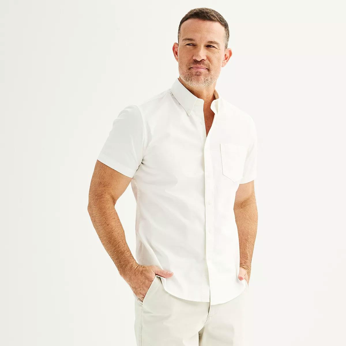 Men's Short Sleeve Button Down Shirt