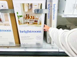2-Tier Stackable Shelf, Only $13.68 at Target (Multiple Color Options) card image