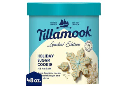 2 Tillamook Ice Cream Cartons