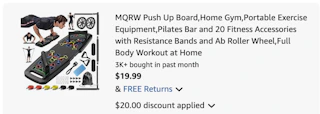 push up board Amazon receipt