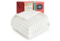 Bedsure GentleSoft White Throw Blanket