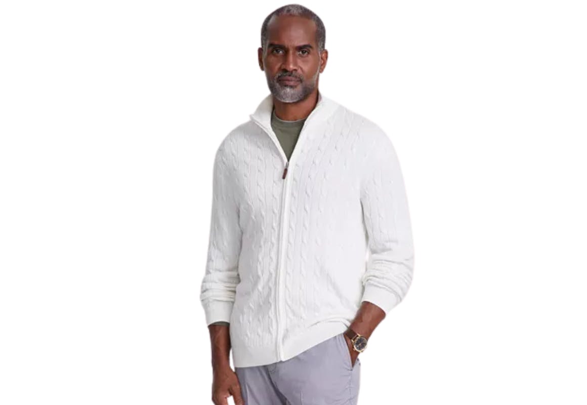 Club Room Men's Full-Zip Sweater