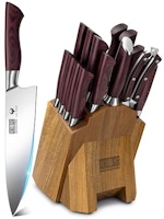 Kitchen Knife Set with Block