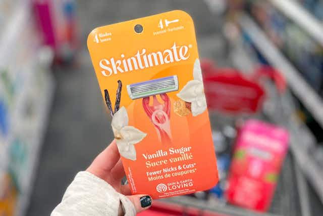 Select Accounts Can Get Two Packs of Skintimate Razors for Free at CVS card image
