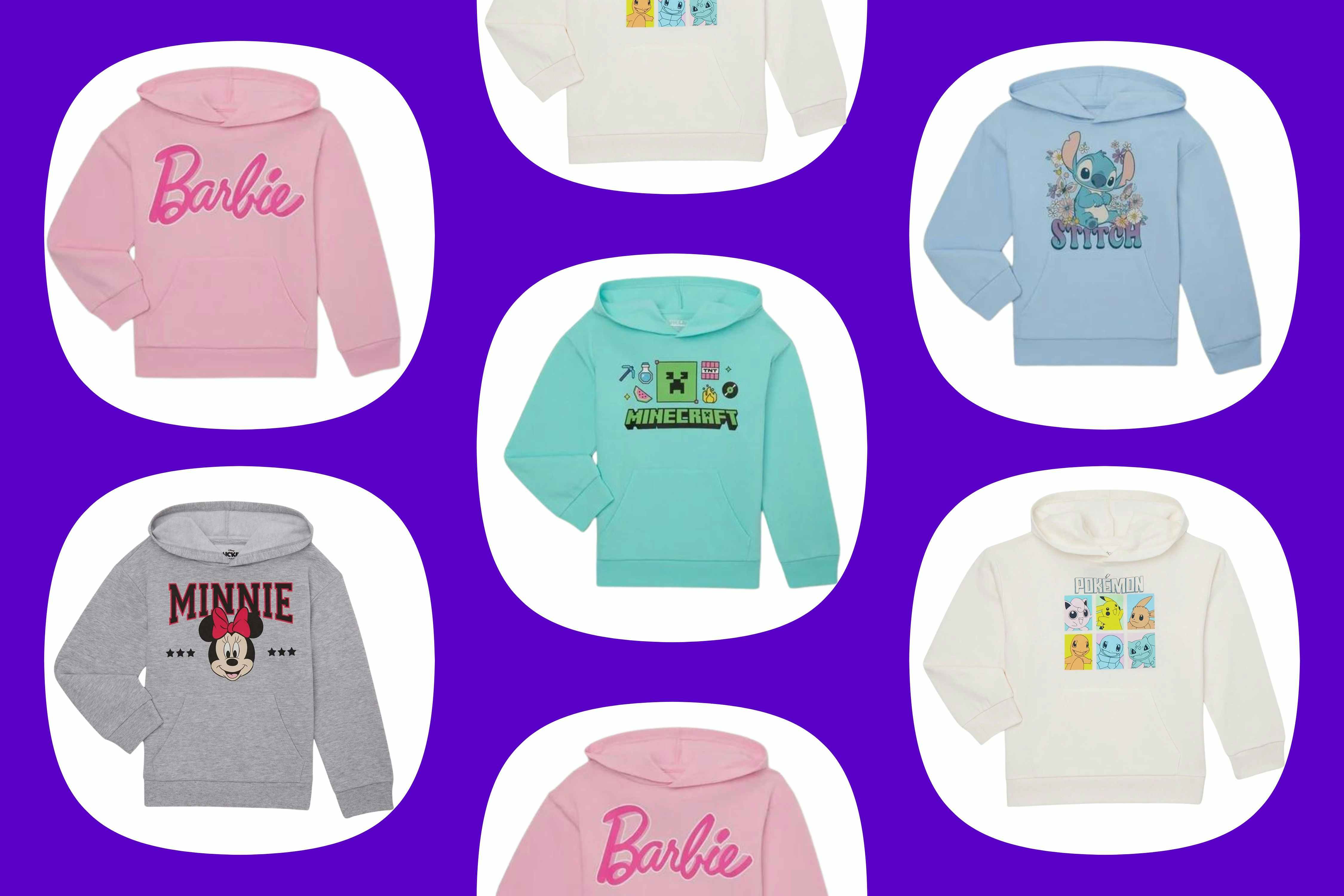 Kids' Graphic Character Hoodies, Only $9.98 at Walmart