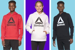 $10 Reebok Kids' Fleece Hoodies at Walmart card image