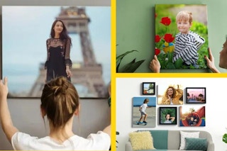 canvas on the cheap collage