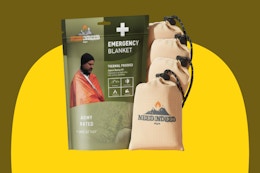 4-pack of emergency blankets