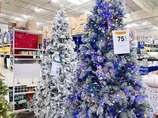lowes christmas clearance 75 off tree aisle