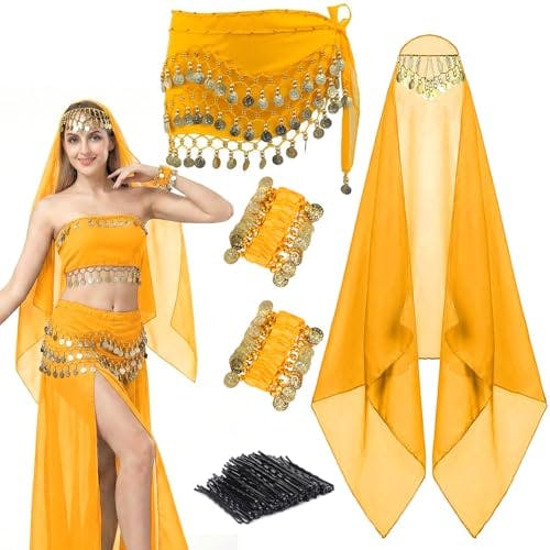 Belly Dance Hip Scarf Set