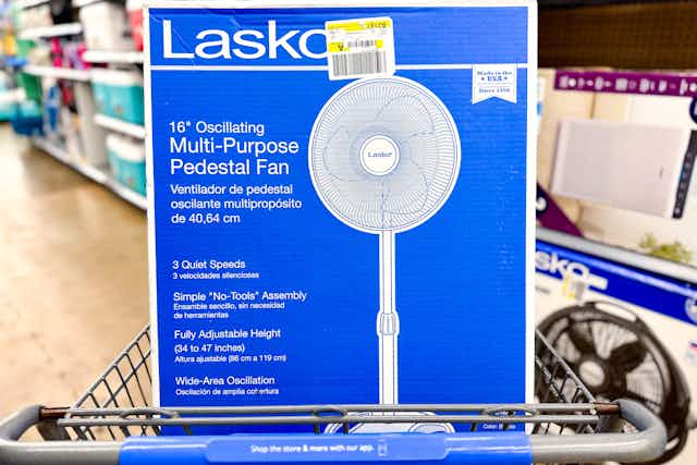 Lasko Oscillating Pedestal Fan, Now Just $30 at Walmart (Reg. $52) card image
