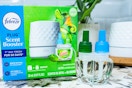 Febreze Plug Scent Booster Starter Kit on counter