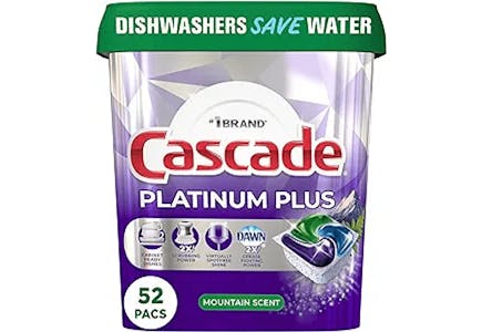 3 Cascade Dishwasher Pod Packs