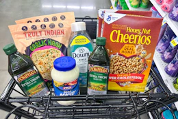 meijer groceries in shopping cart