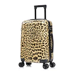 Cheetah Print Carry-On Spinner Luggage