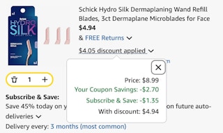 silk blades cart