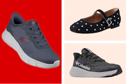 shoes on a grid