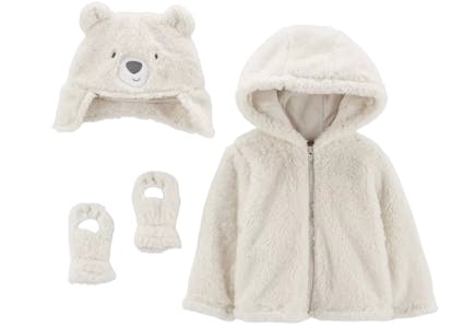Carter's Baby Bear Sherpa Jacket Set
