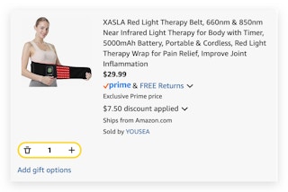 XASLA Red Light Therapy Belt