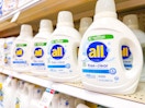all free clear detergent aisle