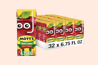 a pack of boxed fruit juice