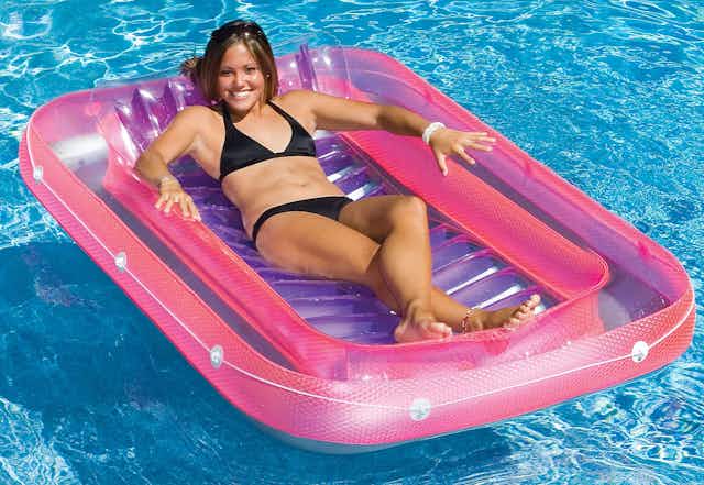 Swimline Sun Tub Lounge Float, Only $32 Shipped at QVC card image