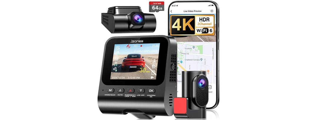 4K Dash Cam Set