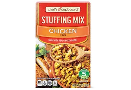 2 Chef's Cupboard Stuffing Mixes