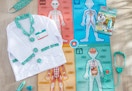 doctor pretend play clothing, puzzle, Water Wow pad