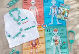 doctor pretend play clothing, puzzle, Water Wow pad
