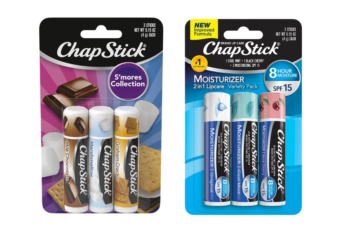 2 ChapStick Lip Balm 3-Packs