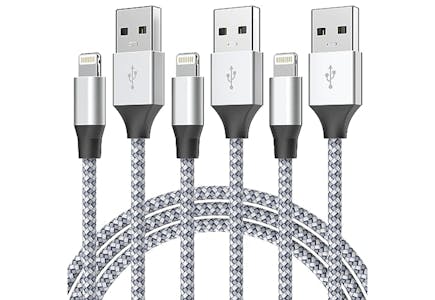iPhone Charger Cord 3-Pack
