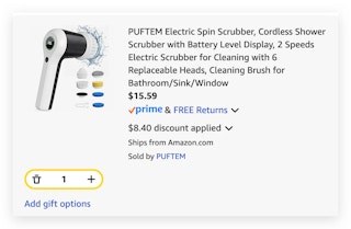 Electric Spin Scrubber